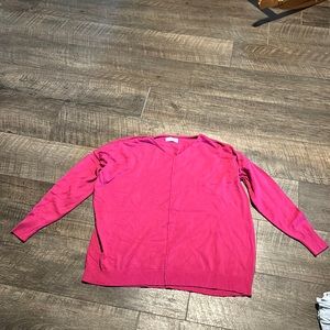 Hot pink Zenana sweater size L